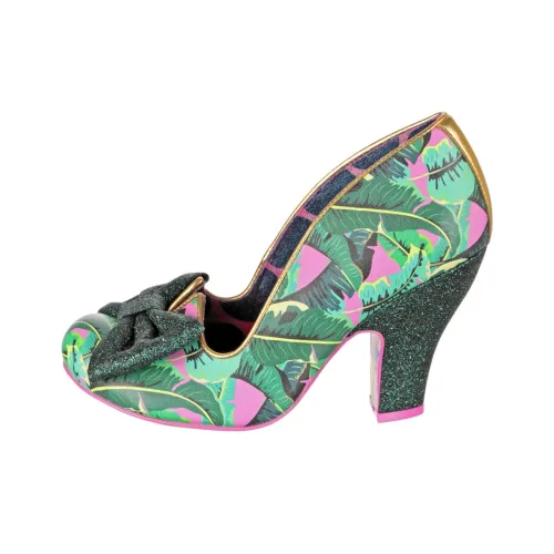 IRREGULAR CHOICE Высокие каблуки Зеленый Розовый Золотой Женские