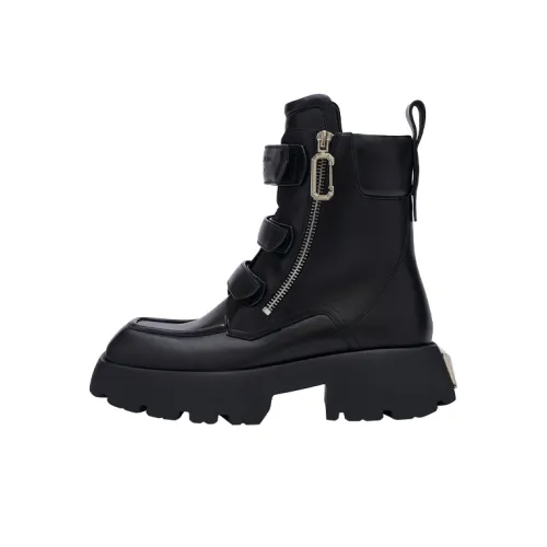 CINDY C ERIC Короткий Мартин Ботинок 3,5 см Женский Черный