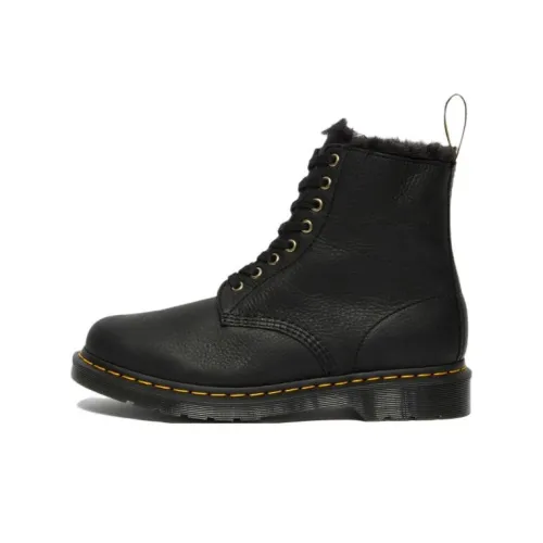 Dr.Martens 1460 Pascal Мех Линейка Мартинский Ботинок Унисекс Черный