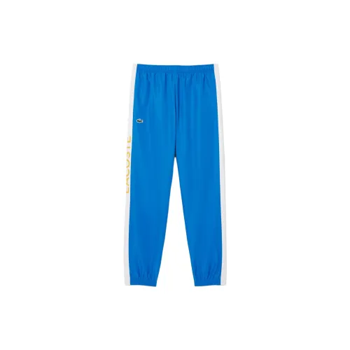 LACOSTE Вязаные тренировочные брюки мужские джинсовый синий