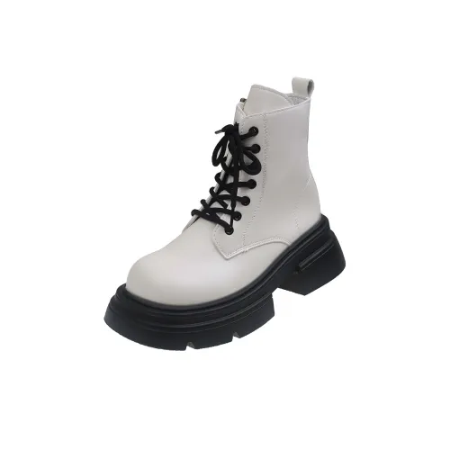 Peach Print Короткий Мартин Ботинок 5 см Женский