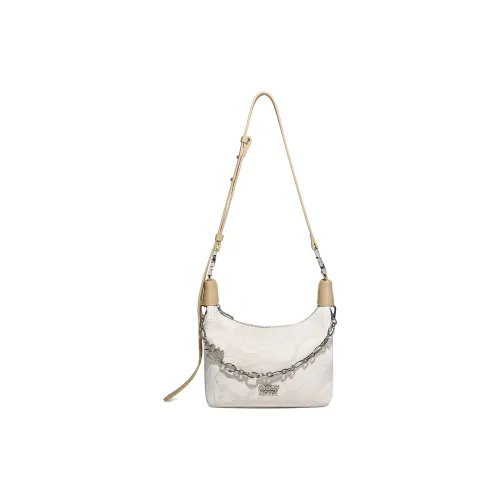 Disney Mickey Series ПУ (полиуретан) Ручная сумка Сумка через плечо Сумка на плечо Стандартная Женская Экрю Фиолетовый