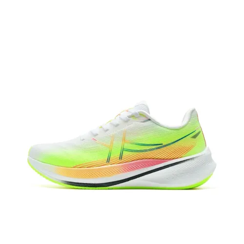 XTEP 360X 2,0 LITE Slip-resistant Abrasion-resistant Low Top Carbon Plate Running Shoes Women's White Green XTEP 360X 2,0 LITE Противоскользящий Устойчивый к истиранию Низкий Топ Карбоновая Плита Беговые Кроссовки Женские Белый Зеленый