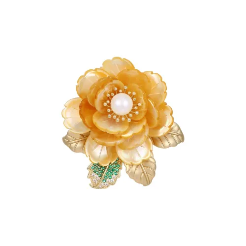 Фиолетовый пресноводный жемчуг броши из жемчужной раковины женские