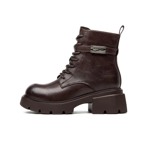 Spider King Short Martin Boot Женские Коричневый