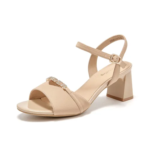 Spider King Высокие каблуки 6,5 см Абрикос