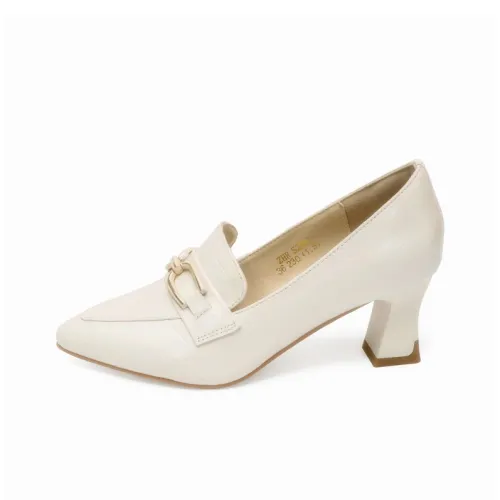 ZHR Грубый каблук Высокие каблуки 6 см Женские