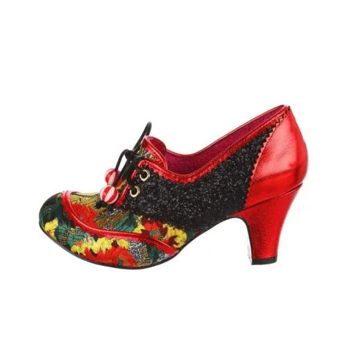IRREGULAR CHOICE Stepping Stones Высокие каблуки Женские Красный Черный