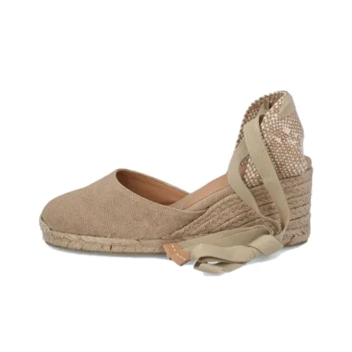 Castañer Клин-каблук Высокие каблуки Женские Песочный