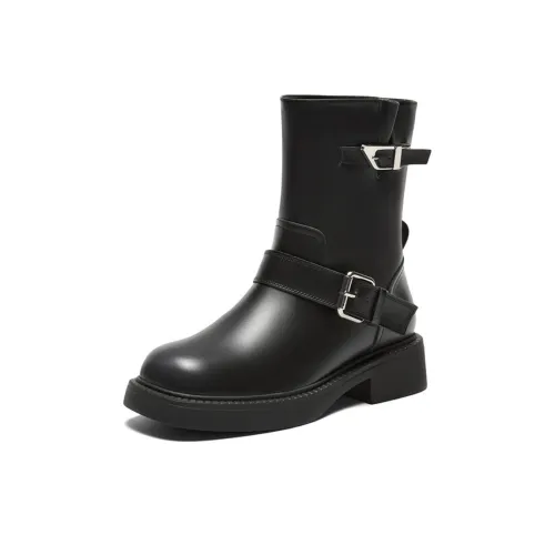 BASTO Колено Высокие сапоги 4CM Женские