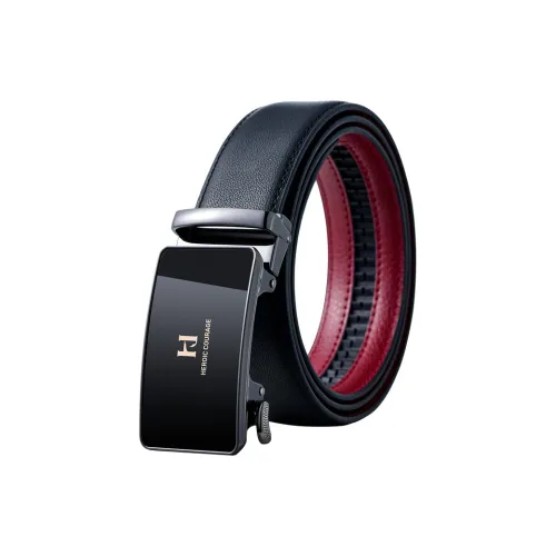 HLA Коровья кожа ремни Мужские 3,5 см