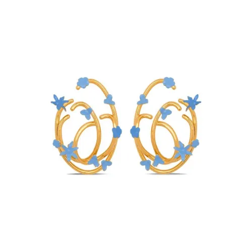 Oscar De La Renta Серьги из лата Женские Золотые