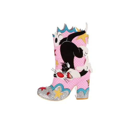 IRREGULAR CHOICE Ботильоны 9,8 см Женские Розовые Синие