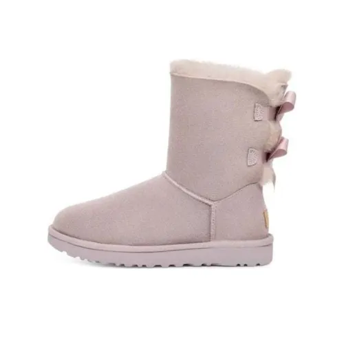 UGG Mini Bailey Bow II Термостойкие Устойчивые к истиранию Crew Сноубутсы Женские Фиолетовые