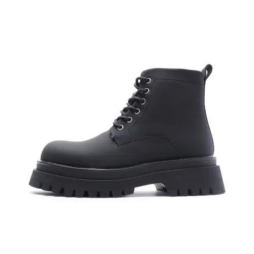 V ZERO FIVE Короткий Мартин Boot 4CM Мужской Черный