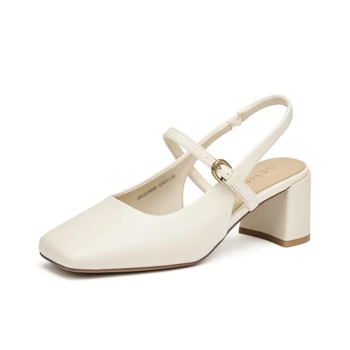 GEMEIQ Квадратный каблук высокий каблук 6 см женский