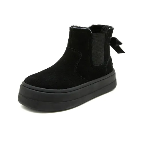 Joy&Mario Сноубутсы Черные Женские