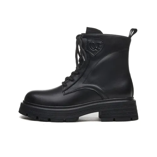 ACESC Короткие ботинки Martin 5 см женские черные