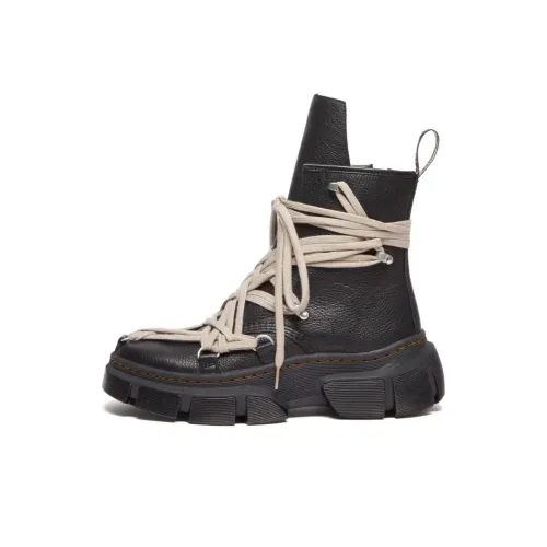 RICK OWENS совместный бренд x Dr.Martens 14XX ботильоны унисекс черный