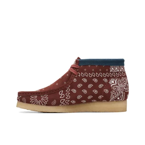 Clarks ботильоны кирпично-красного цвета, мужские