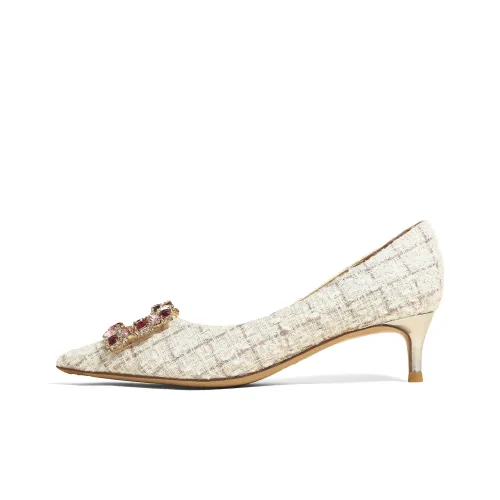 GARDEN CAT Узкий каблук Высокие каблуки 4,5 см Женские Розовый Белый