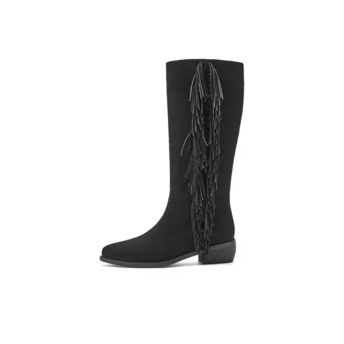 NINE WEST Колено Высокие сапоги 4,3 см Женские Черный