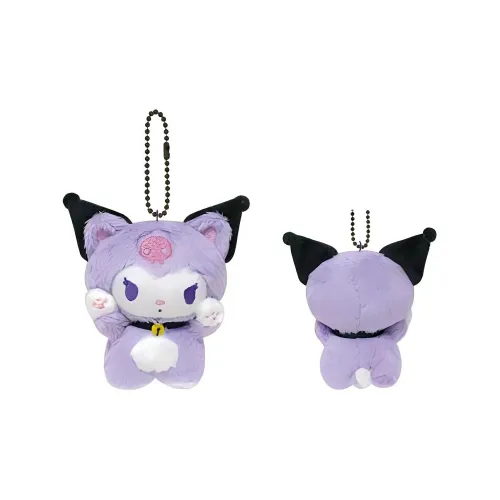 Санрио Kuromi Happy Котенок  Вторая версия Куклы Плюшевый Брелок 11 см Высота