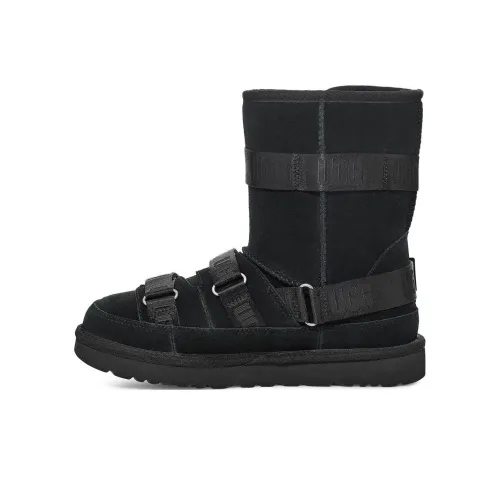 UGG Термостойкие противоскользящие утяжеленные сноубутсы женские черные