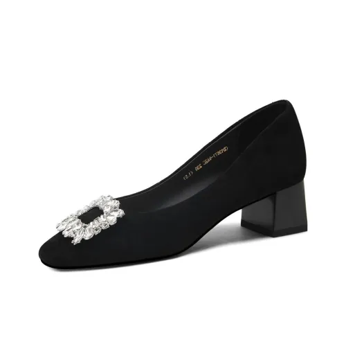 CAMEIDO Грубый каблук Высокие каблуки 4,5 см Женские Черный