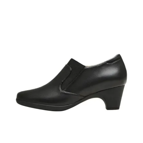 BATA Грубый каблук Высокие каблуки 5 см Женские Черный