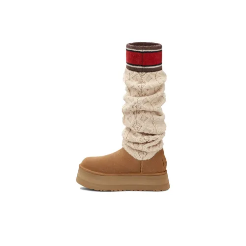 UGG Ботильоны Коричневый/белый Красный Женские