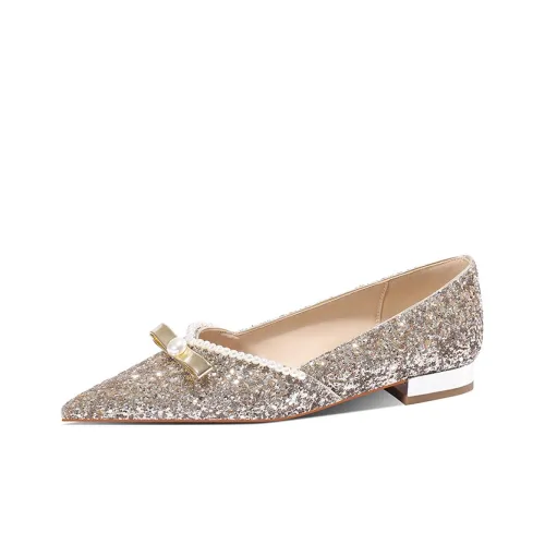 MEIAI Узкий каблук Высокие каблуки Женские Розовое золото