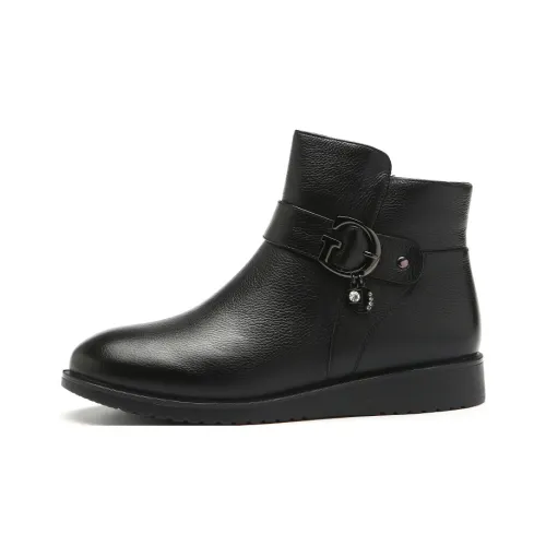 AOKANG Ботильоны Женские Черные