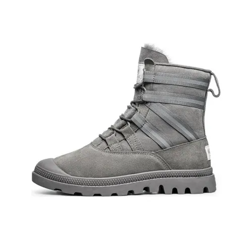 AU&MU Сноубутсы Серые Женские