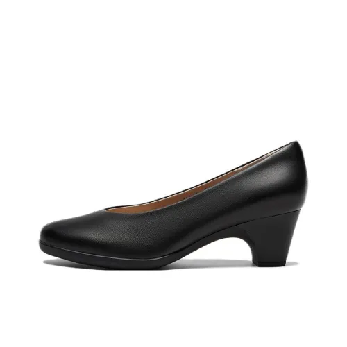 BATA Грубый каблук Высокие каблуки 5 см Женские Черный