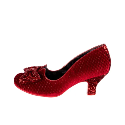 IRREGULAR CHOICE Dazzling Diva Грубый каблук Высокие каблуки 6 см Женские Красный