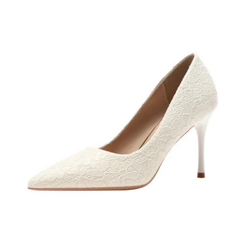 BIGTREE Узкий каблук Высокие каблуки Женские Белые