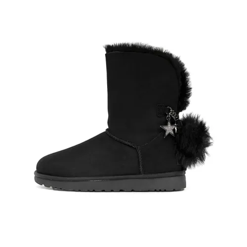 UGG Classic Bling Mini Термальные Crew Сноубутсы Женские Черные
