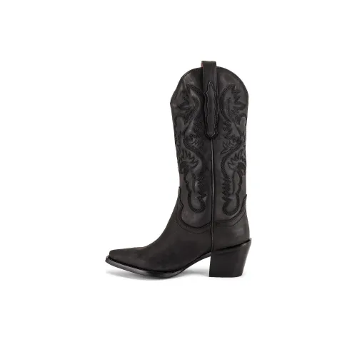 Jeffrey Campbell Колено Высокие сапоги 6 см Женские Черные