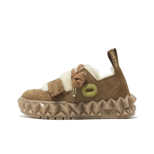 OETZI Ice Mountain Series 10 Ледяной Man Oz Теплоизоляционный визуально увеличивает рост Slip-resistant Ankle Длина Сноубутсы Унисекс Коричневый