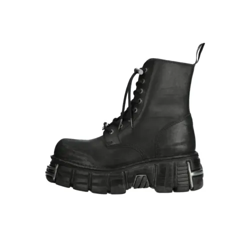 NEW ROCK Ботильоны 4CM Унисекс Черный