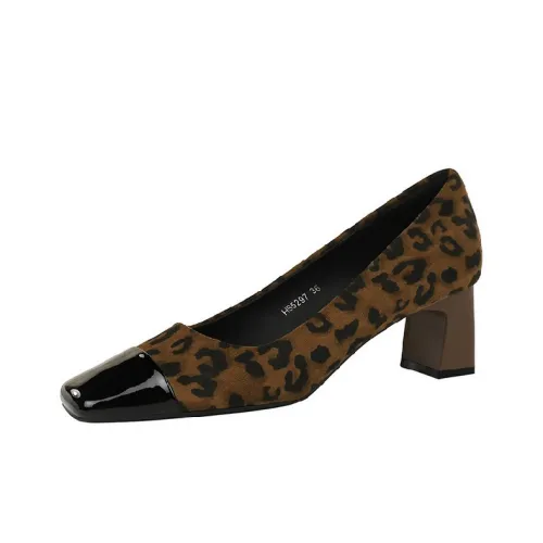 BIGTREE Грубый каблук Высокие каблуки Женские