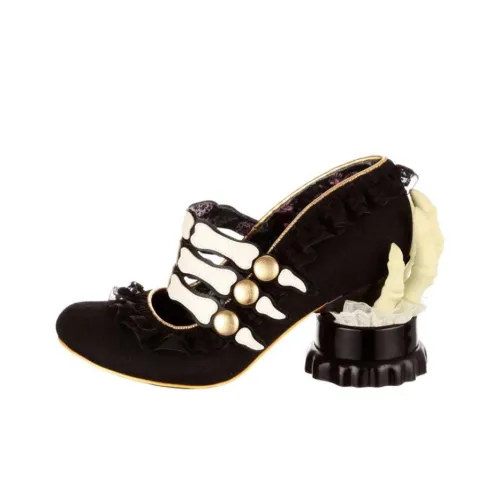 IRREGULAR CHOICE Грубый каблук Высокие каблуки 7,3 см Женские Черный белый