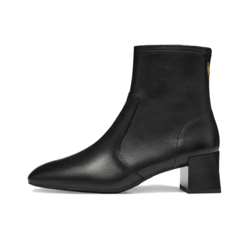 Staccato Сахарный кубик Крем Ботильоны Женские Черный