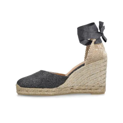 Castañer Carina 8 LURE Клиновидный каблук Высокие каблуки 8 см Женские Серебристый