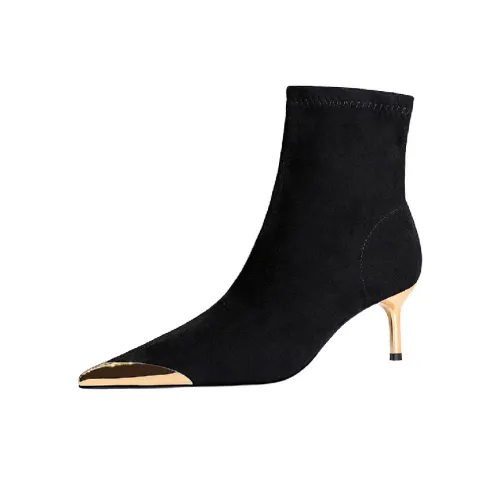 BIGTREE Ботильоны Женские Черные