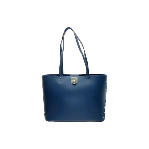 MICHAEL KORS Manhattan Кожа Тоут Сумка Сумка для покупок Сумка на плечо Женская Морской синий