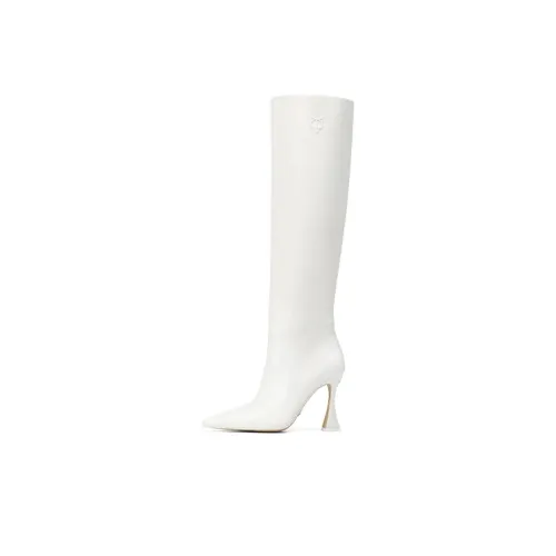 Naked Wolfe PAIGE Колено Высокие сапоги 10 см Женские Белые