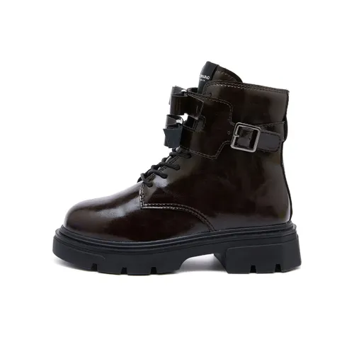 Joy&Mario Мартинсы Черные Женские