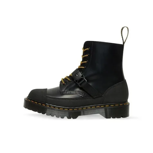 Dr.Martens 1460 Tech Короткий Мартин Ботинок Унисекс Угольный Черный
